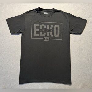 Ecko Unltd T Shirt Mens Medium Black Spell Out Logo Y2K Tee